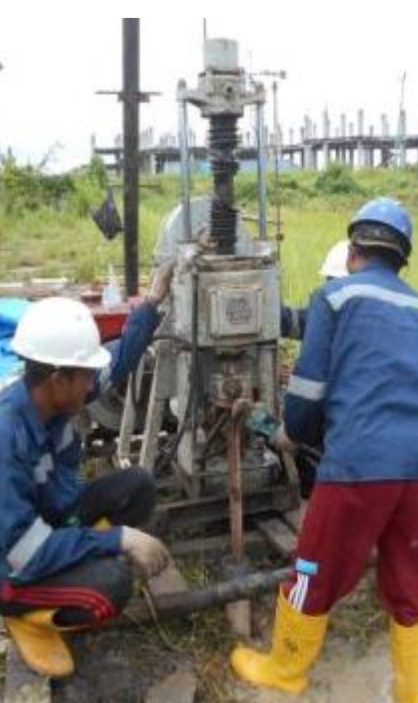 Sondir test is a method of geotechnical investigation